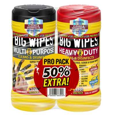 Big Wipes Multi-Purpose Antiviral Cleaning Wipes tub of 80