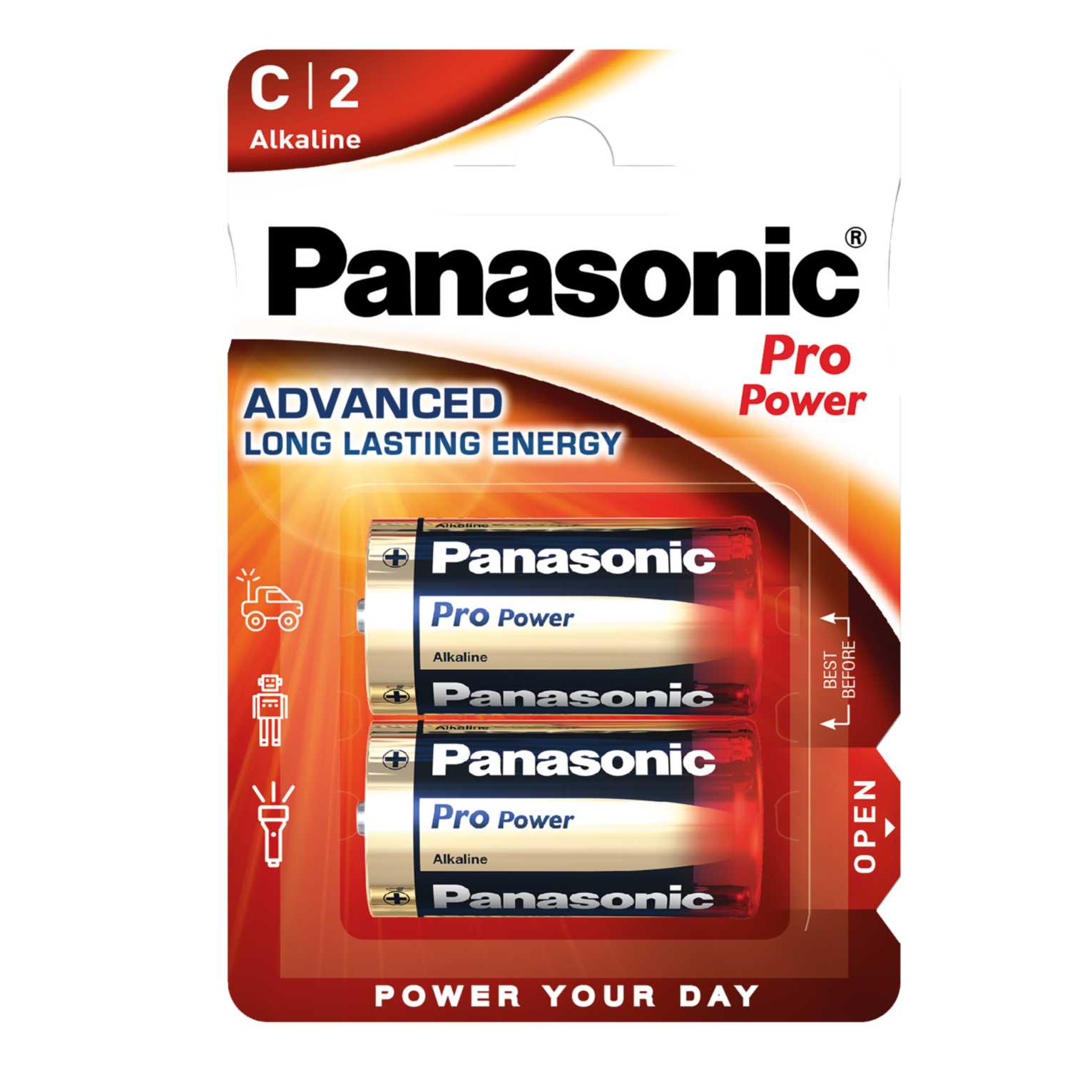 Panasonic Piles C / LR14 1.5 V (x2) - Optique Perret